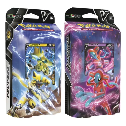 BANDAI Juego De Cartas Coleccionables Pokemon Lata V Battle Deck Pokemon Tcg Jcc* Juegos De Mesa