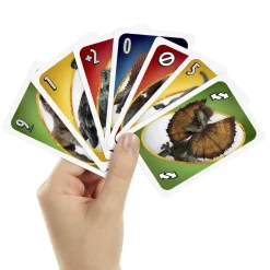 Uno Juego De Cartas Jurassic World 3 Mattel Games* Juegos De Mesa