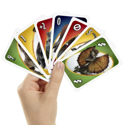 Uno Juego De Cartas Jurassic World 3 Mattel Games* Juegos De Mesa