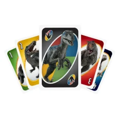 Uno Juego De Cartas Jurassic World 3 Mattel Games* Juegos De Mesa