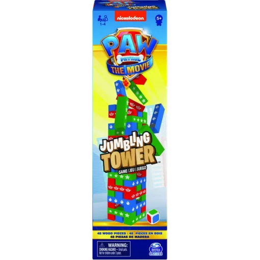 Spin Master Juego De Habilidad Apilable Jumbling Tower Paw Patrol Games* Juegos De Mesa