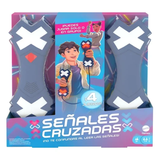 Mattel Games Juego De Mesa Electronico De Reflejos Senales Cruzadas * Juegos De Mesa