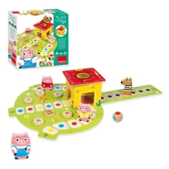 Goula Juego De Mesa Los 3 Cerditos Juguete De Madera * Preescolar