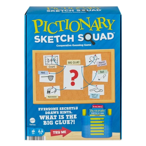 Mattel Juego De Mesa Pictionary Sketch Squad * Juegos De Mesa