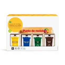 El Corte Inglés Juego De Reciclaje De Madera Sostenible Separar Es Cuidar El Corte Ingles* Preescolar