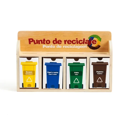 El Corte Inglés Juego De Reciclaje De Madera Sostenible Separar Es Cuidar El Corte Ingles* Preescolar