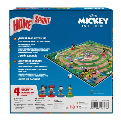Fournier Juego Oca Home Sprint Mickey Disney* Juegos De Mesa