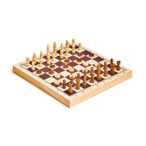 El Corte Inglés Juegos Estrategia De Madera Sostenible 3 En 1 Ajedrez, Damas Y Backgammon Con Tablero Plegable El Corte Ingles* Juegos De Mesa