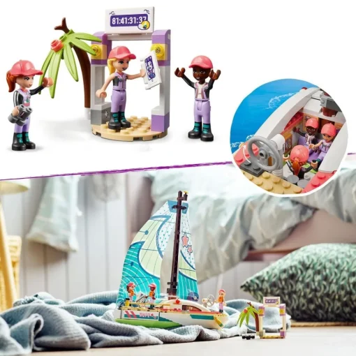 LEGO Juguete De Construccion Aventura Marinera De Stephanie En Barco Velero Friends* Puzzles Y Construcciones