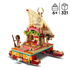 LEGO Juguete De Construccion Barco Aventurero De Vaiana Y Sina Disney Princesas* Puzzles Y Construcciones