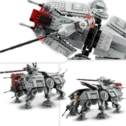 LEGO Juguete De Construccion Caminante At-Te Con Comandante Cody Star Wars* Puzzles Y Construcciones