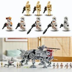LEGO Juguete De Construccion Caminante At-Te Con Comandante Cody Star Wars* Puzzles Y Construcciones
