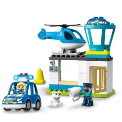 LEGO Juguete De Construccion Comisaria De Policia Y Helicoptero Con Luces Y Sonido Duplo* Puzzles Y Construcciones