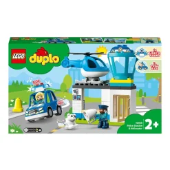 LEGO Juguete De Construccion Comisaria De Policia Y Helicoptero Con Luces Y Sonido Duplo* Puzzles Y Construcciones