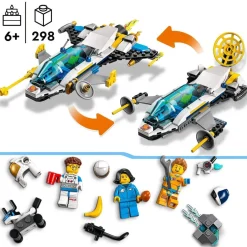 LEGO Juguete De Construccion Digital Misiones De Exploracion Espacial De Marte Con Ladrillos Interactivos City Missions* Puzzles Y Construcciones