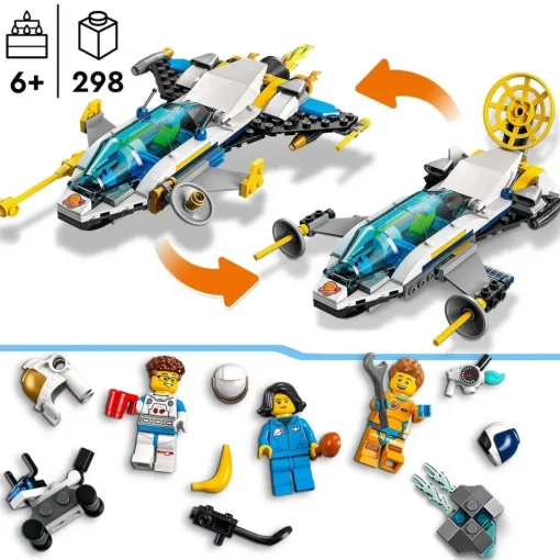 LEGO Juguete De Construccion Digital Misiones De Exploracion Espacial De Marte Con Ladrillos Interactivos City Missions* Puzzles Y Construcciones