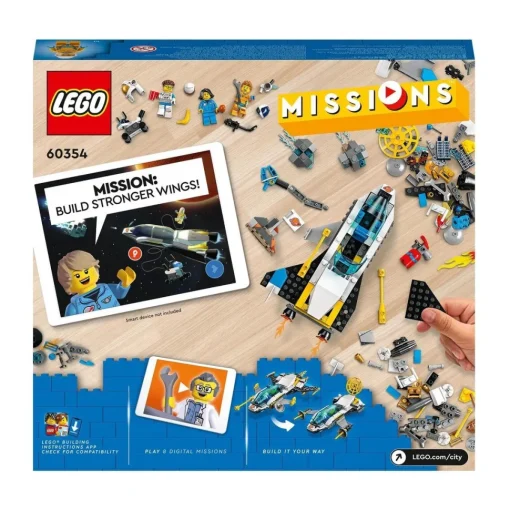 LEGO Juguete De Construccion Digital Misiones De Exploracion Espacial De Marte Con Ladrillos Interactivos City Missions* Puzzles Y Construcciones