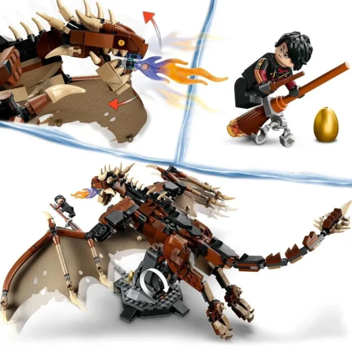 LEGO Juguete De Construccion Dragon Colacuerno Hungaro Coleccionable Wizarding World Harry Potter* Puzzles Y Construcciones