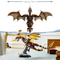 LEGO Juguete De Construccion Dragon Colacuerno Hungaro Coleccionable Wizarding World Harry Potter* Puzzles Y Construcciones