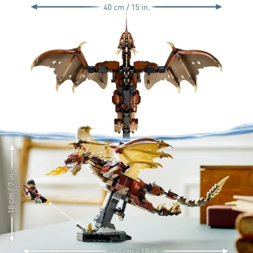 LEGO Juguete De Construccion Dragon Colacuerno Hungaro Coleccionable Wizarding World Harry Potter* Puzzles Y Construcciones