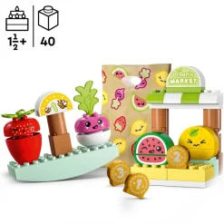 LEGO Juguete De Construccion Educativo Mercado Organico Primer Duplo* Puzzles Y Construcciones
