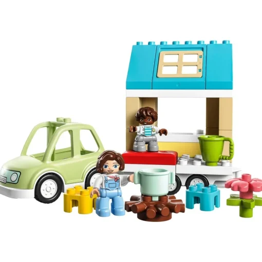LEGO Juguete De Construccion Educativo Casa Familiar Con Ruedas Y Coche Duplo* Puzzles Y Construcciones