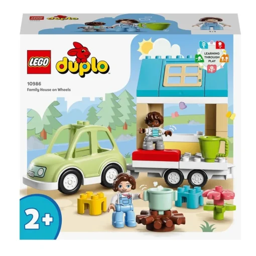 LEGO Juguete De Construccion Educativo Casa Familiar Con Ruedas Y Coche Duplo* Puzzles Y Construcciones