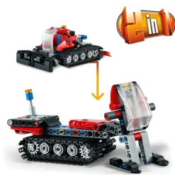 LEGO Juguete De Construccion 2En1 Maquina Pisanieves Y Moto Technic* Puzzles Y Construcciones