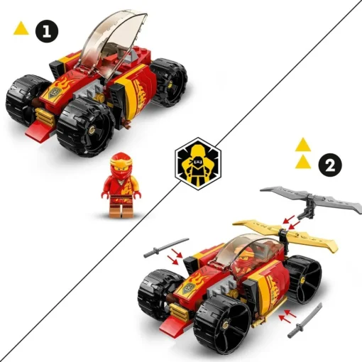 LEGO Juguete De Construccion 2En1 Coche De Carreras Ninja Evo De Kai O Todoterreno Ninjago* Puzzles Y Construcciones