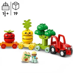 LEGO Juguete De Construccion Educativo Tractor De Frutas Y Verduras Para Aprender Los Colores Duplo* Puzzles Y Construcciones