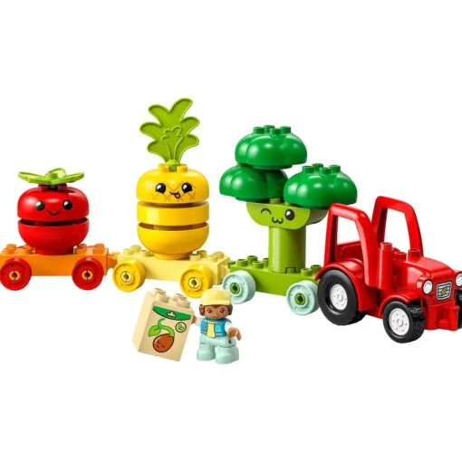 LEGO Juguete De Construccion Educativo Tractor De Frutas Y Verduras Para Aprender Los Colores Duplo* Puzzles Y Construcciones