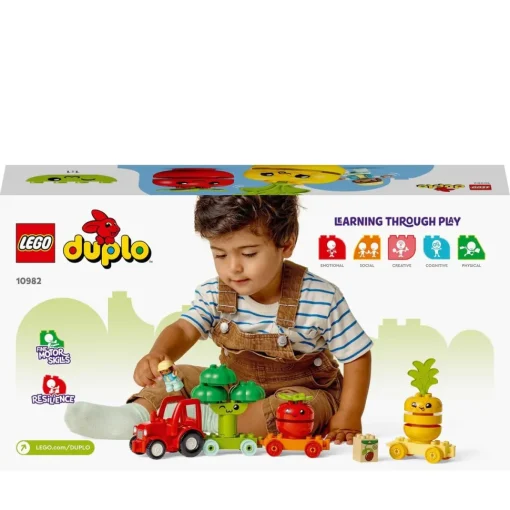LEGO Juguete De Construccion Educativo Tractor De Frutas Y Verduras Para Aprender Los Colores Duplo* Puzzles Y Construcciones
