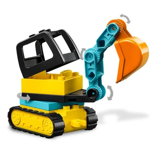 LEGO Juguete De Construccion Educativo Camion Y Excavadora Con Orugas Y Figuras Duplo* Puzzles Y Construcciones