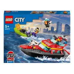 LEGO Juguete De Construccion Lancha De Rescate De Bomberos Y Barco Zodiac Para La Banera City* Puzzles Y Construcciones