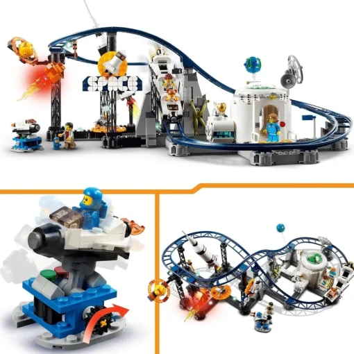 LEGO Juguete De Construccion Montana Rusa Espacial Parque De Atracciones Space Roller Coaster Creator 3 En 1* Puzzles Y Construcciones