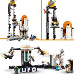 LEGO Juguete De Construccion Montana Rusa Espacial Parque De Atracciones Space Roller Coaster Creator 3 En 1* Puzzles Y Construcciones