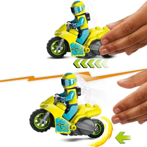 LEGO Juguete De Construccion Moto Acrobatica: Cibernauta Con Piloto City Stuntz* Puzzles Y Construcciones