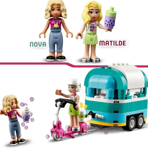 LEGO Juguete De Construccion Moto Y Puesto Movil De Te De Burbujas Friends* Puzzles Y Construcciones