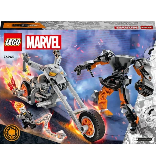LEGO Juguete De Construccion Meca Y Moto Del Motorista Fantasma Superheroe Marvel* Puzzles Y Construcciones