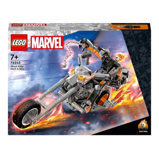 LEGO Juguete De Construccion Meca Y Moto Del Motorista Fantasma Superheroe Marvel* Puzzles Y Construcciones