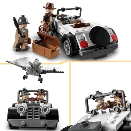 LEGO Juguete De Construccion Persecucion Del Caza Avion Indiana Jones* Puzzles Y Construcciones