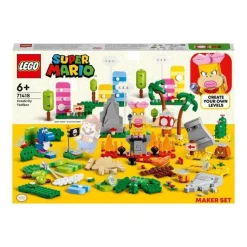 LEGO Juguete De Construccion Set De Creacion: Caja De Herramientas Creativas Pack Inicial Y Sets De Expansion Super Mario* Puzzles Y Construcciones