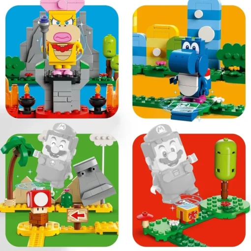 LEGO Juguete De Construccion Set De Creacion: Caja De Herramientas Creativas Pack Inicial Y Sets De Expansion Super Mario* Puzzles Y Construcciones