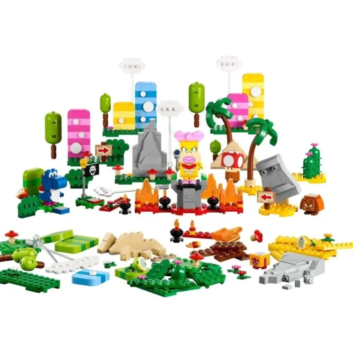 LEGO Juguete De Construccion Set De Creacion: Caja De Herramientas Creativas Pack Inicial Y Sets De Expansion Super Mario* Puzzles Y Construcciones