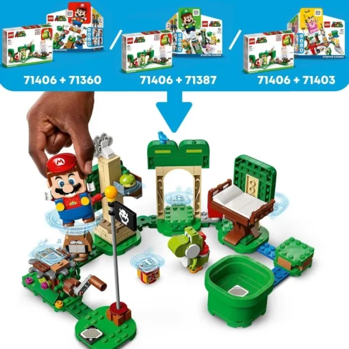 LEGO Juguete De Construccion Set De Expansion: Casa-Regalo De Yoshi Para Pack Inicial Super Mario* Puzzles Y Construcciones
