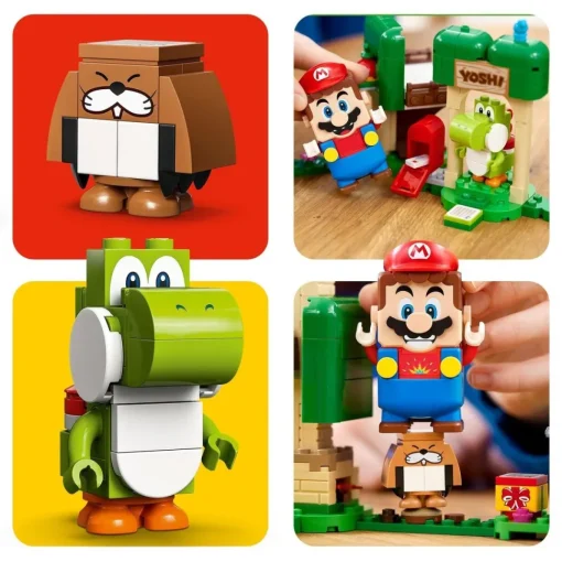 LEGO Juguete De Construccion Set De Expansion: Casa-Regalo De Yoshi Para Pack Inicial Super Mario* Puzzles Y Construcciones