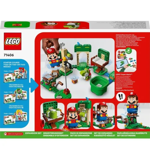 LEGO Juguete De Construccion Set De Expansion: Casa-Regalo De Yoshi Para Pack Inicial Super Mario* Puzzles Y Construcciones