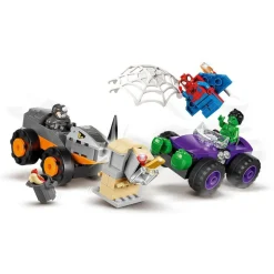 LEGO Juguete De Construccion Spidey Y Su Super Equipo Camiones De Combate De Hulk Y Rino Marvel* Puzzles Y Construcciones