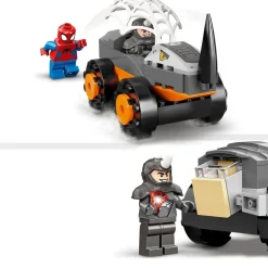 LEGO Juguete De Construccion Spidey Y Su Super Equipo Camiones De Combate De Hulk Y Rino Marvel* Puzzles Y Construcciones