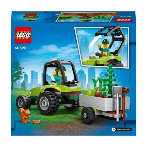 LEGO Juguete De Construccion Tractor Forestal Con Remolque Y Mini Figura De Jardinero City* Puzzles Y Construcciones